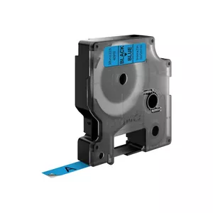Label Tape DYMO D1 Standard Black on Blue 9mm