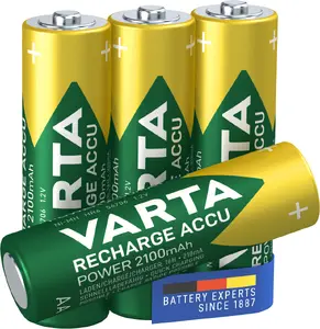 Аккумуляторные батарейки Varta 56706B AA NiMH 2100 мАч 1.2 В, 4 шт.