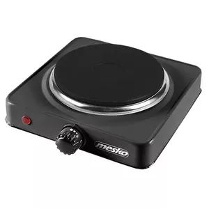 Sealed plate hob Adler MS 6508, single 154 mm cooking zone, 1000 W, black countertop