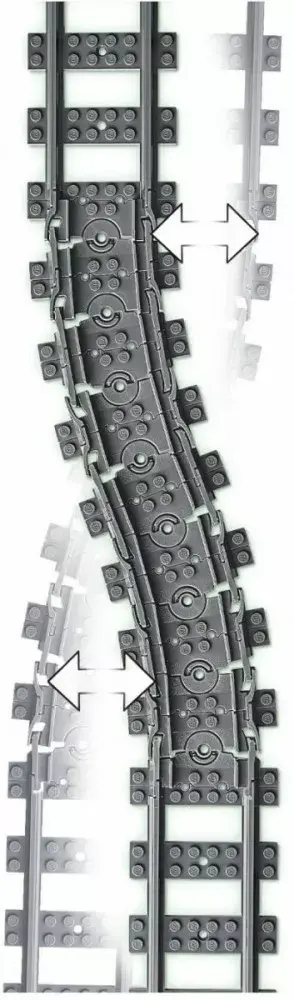 LEGO vilciena komplekts LEGO City Rails 60205 Photo 6