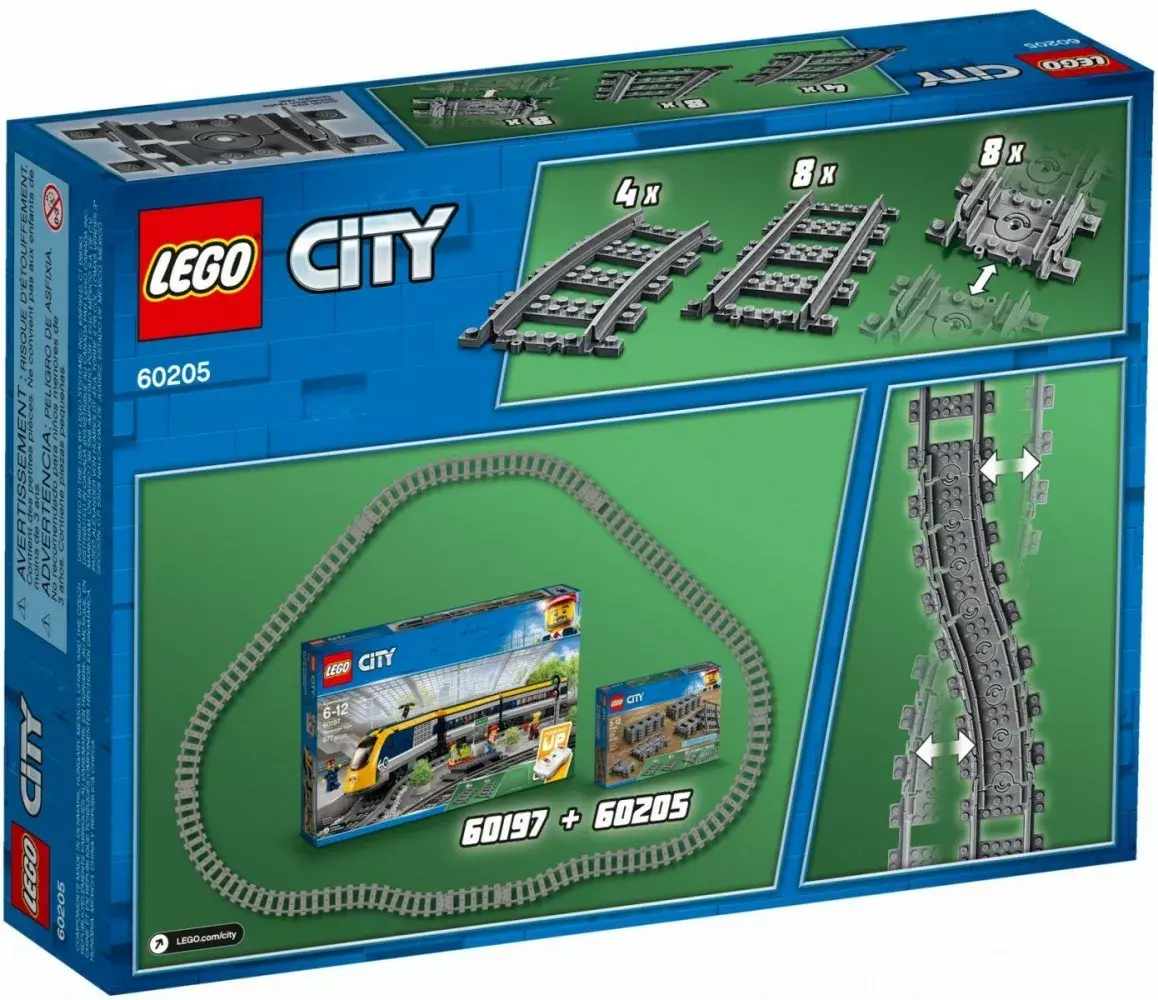 LEGO vilciena komplekts LEGO City Rails 60205 Photo 7