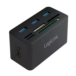 LogiLink CR0042 dokstacija USB 3.2 Gen 1 (3.1 Gen 1) Type-A