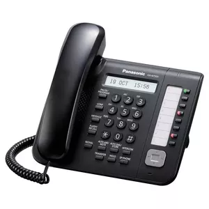 IP телефон Panasonic KX-NT551 черный проводная трубка