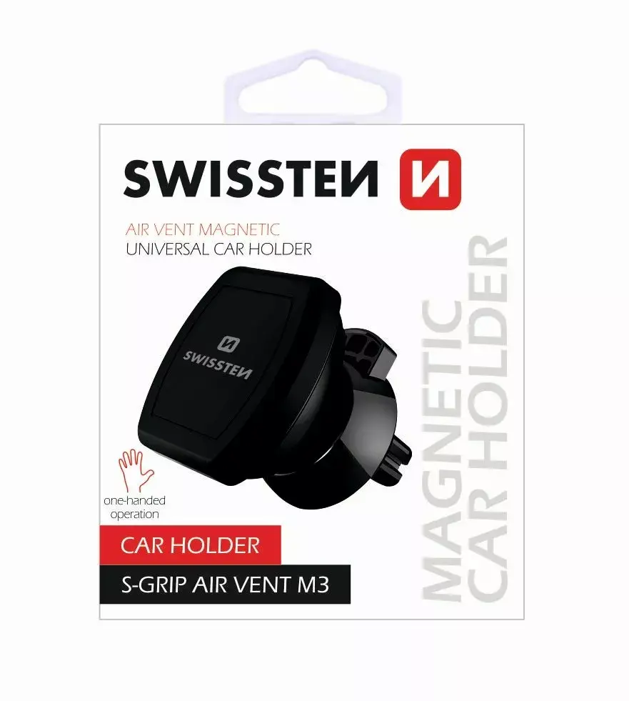 SWISSTEN S-Grip M3 magnētiskais turētājs gaisa izvadam Photo 2
