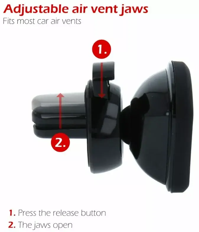SWISSTEN S-Grip M3 magnētiskais turētājs gaisa izvadam Photo 6
