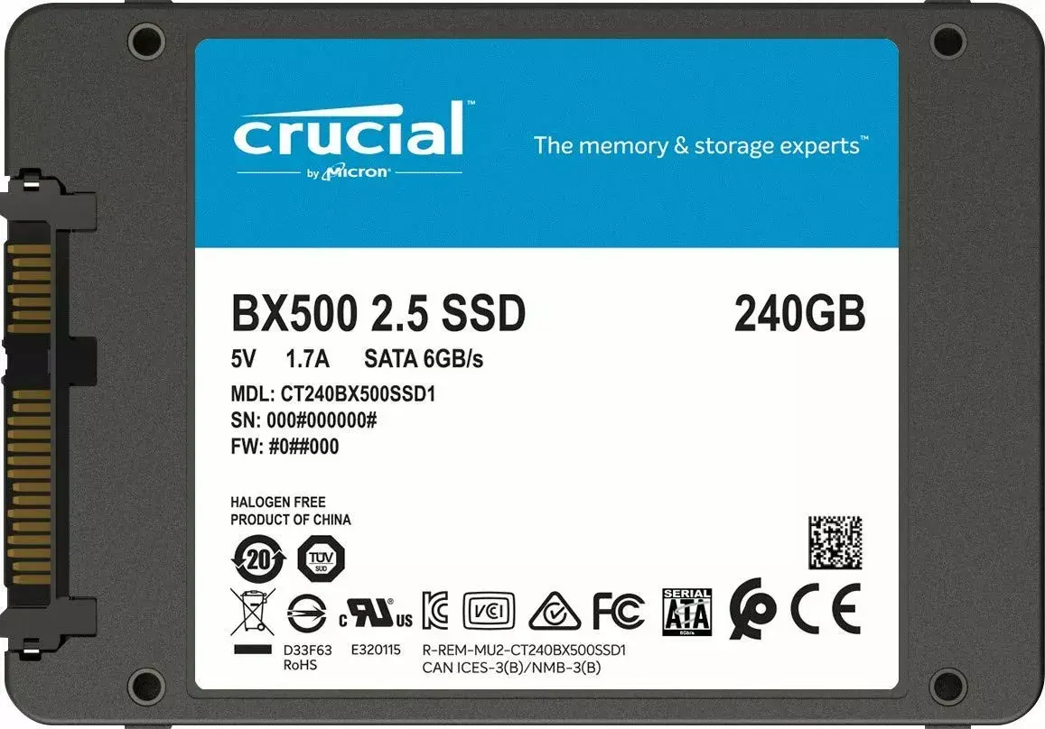 CRUCIAL CT240BX500SSD1 649528787323 Photo 18