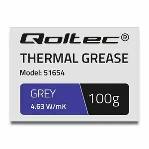 Qoltec Thermal paste 4.63W/m-K | 100g | grey