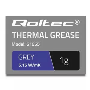 Qoltec 51655 siltumu novadošs maisījums 5,15 W/m·K 1 g