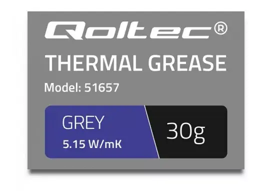 Qoltec Thermal grease 5.15 W/m-K Thermal Paste Photo 3