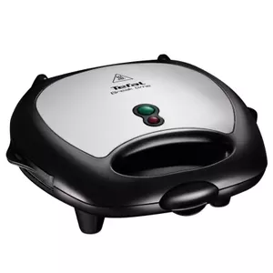 Sandwich maker Tefal Break Time SW6148 — 2-sandwich, removable non-stick plates, cord storage, black/grey