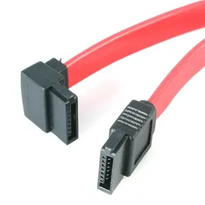 StarTech SATA18LA1 Serial ATA Cable 18-inch SATA to Left Angle SATA Female to Female