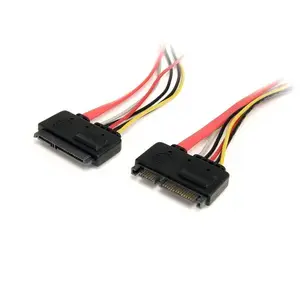 StarTech SATA barošanas un datu pagarinātājs SATA22PEXT Vīrietis/Sieviete Sarkans 0.35 m