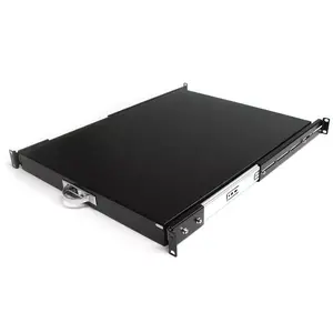 Adjustable Shelf StarTech.com 22in Black Deep Sliding Server Rack Cabinet Shelf