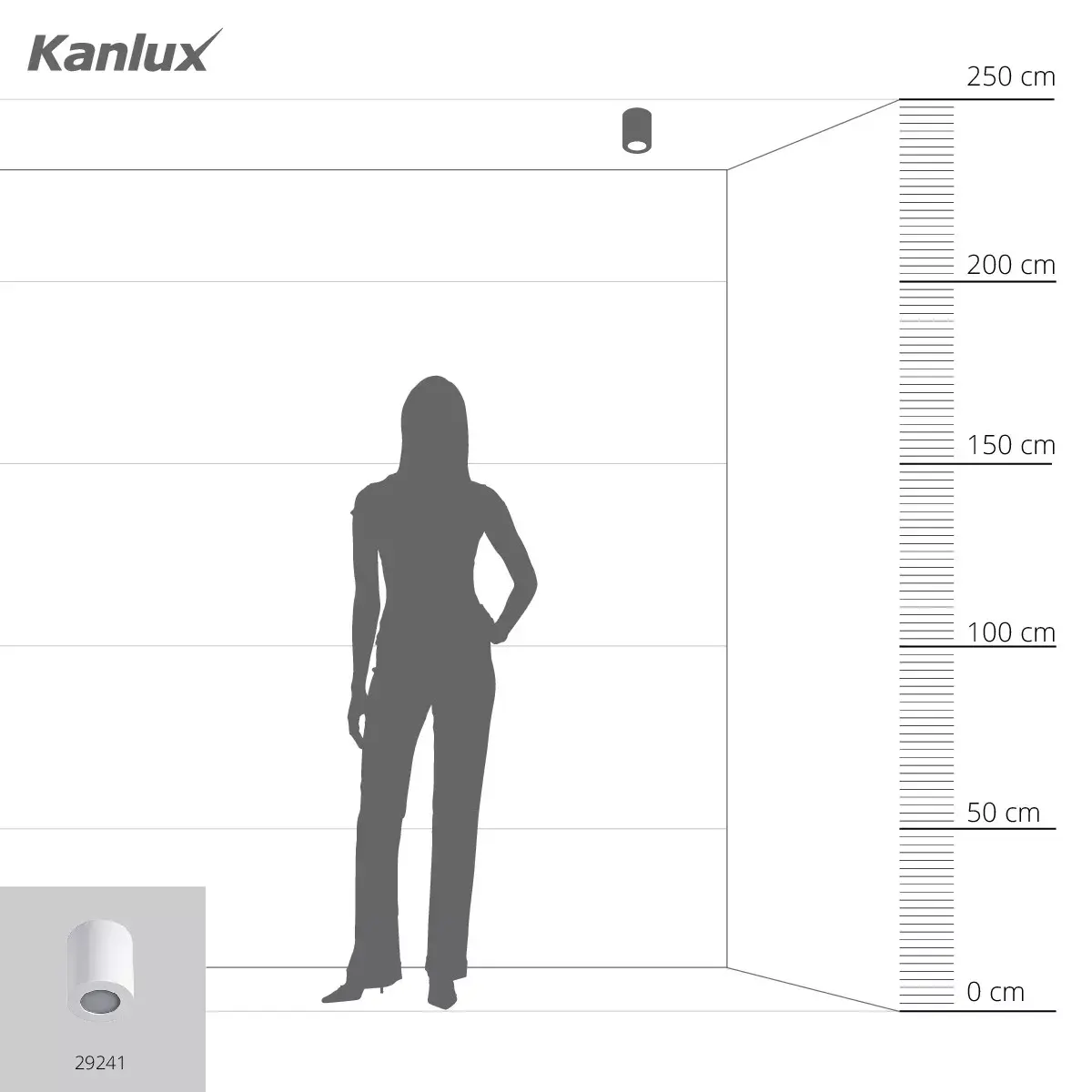 Потолочный светильник Kanlux SANI 29241 | GU10 Photo 10