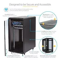 Напольный шкаф StarTech RK2536BKF Photo 10
