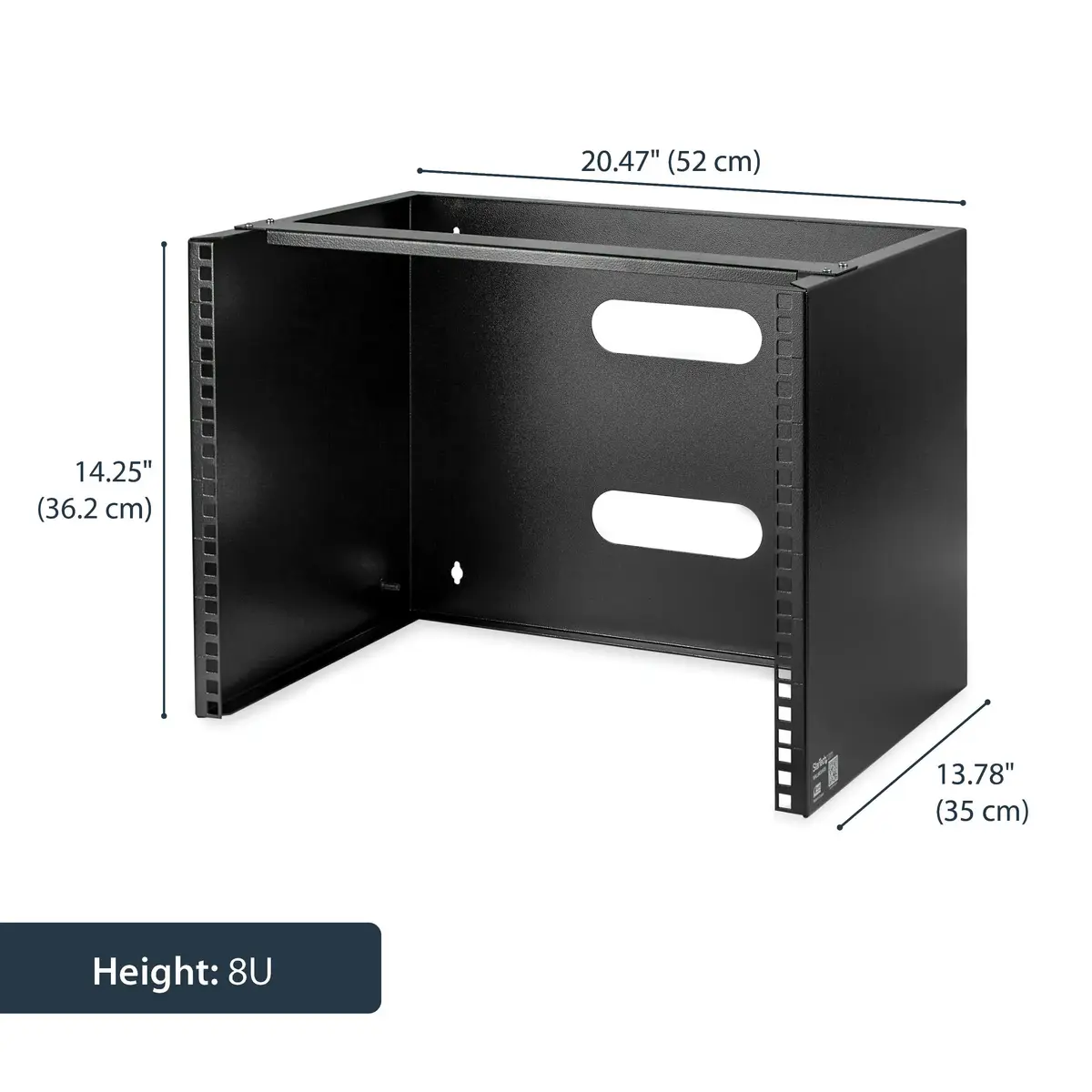StarTech.com WALLMOUNT8 8U Wall Mount Network Rack Photo 9