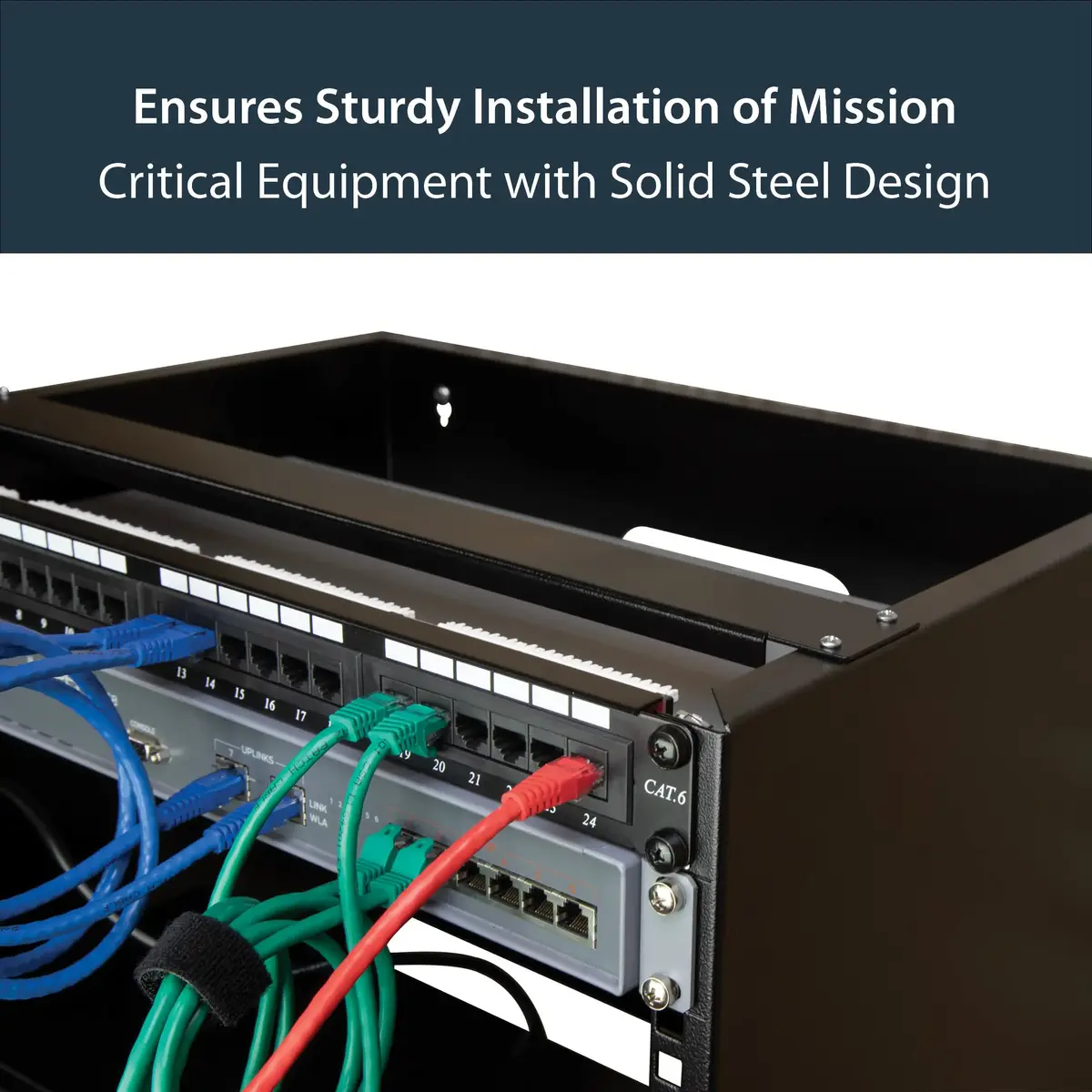 StarTech.com WALLMOUNT8 8U Wall Mount Network Rack Photo 12