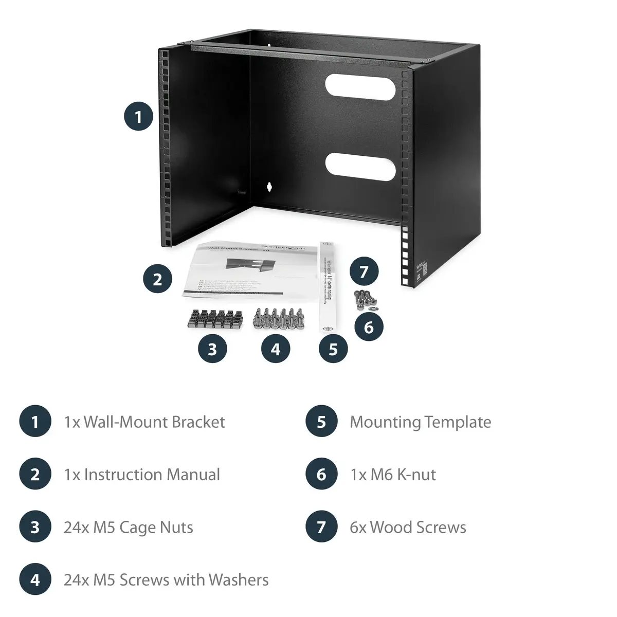 StarTech.com WALLMOUNT8 8U Wall Mount Network Rack Photo 14