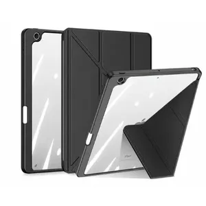 Planšetdatora maciņš Dux Ducis Magi priekš iPad 10.9 (2022) — smart vāks ar zīmuļa turētāju, melns