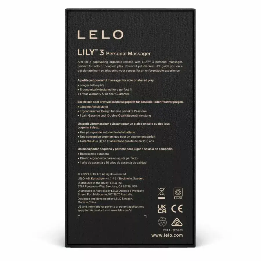 Personal massager Lelo LILY 3 Photo 4