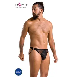 Трусы-стринг PASSION Slip Passion 034 Luke Black L/XL – размер L/XL, чёрные, модель 034