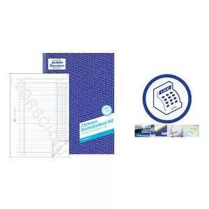Duplicate Market Book AVERY 2-column ledger book (Market D/AT), 1 piece, MPN 1799