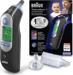 Цифровой ушной термометр BRAUN ThermoScan 7 IRT6520B с функцией Age Precision