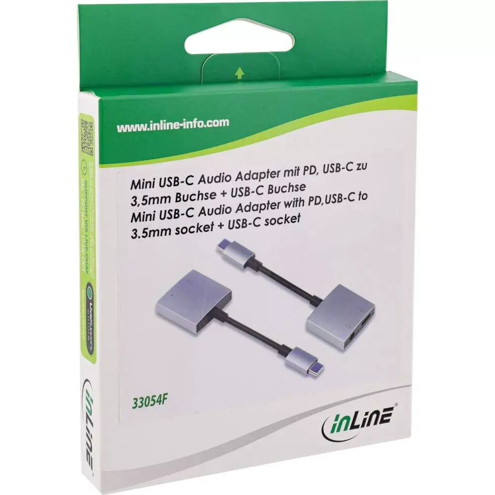 Адаптер USB-C InLine USB-C на 3.5mm Jack Photo 6