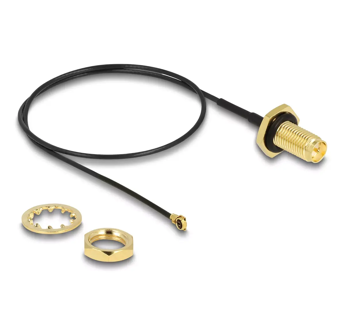 Antenna Cable DeLOCK RP-SMA jack to I-PEX MHF I Photo 2