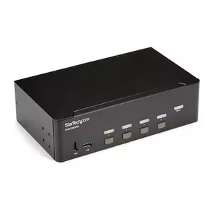KVM switch StarTech 4-port SV431DHD4KU — HDMI dual-display, 4K@30Hz, USB keyboard/mouse