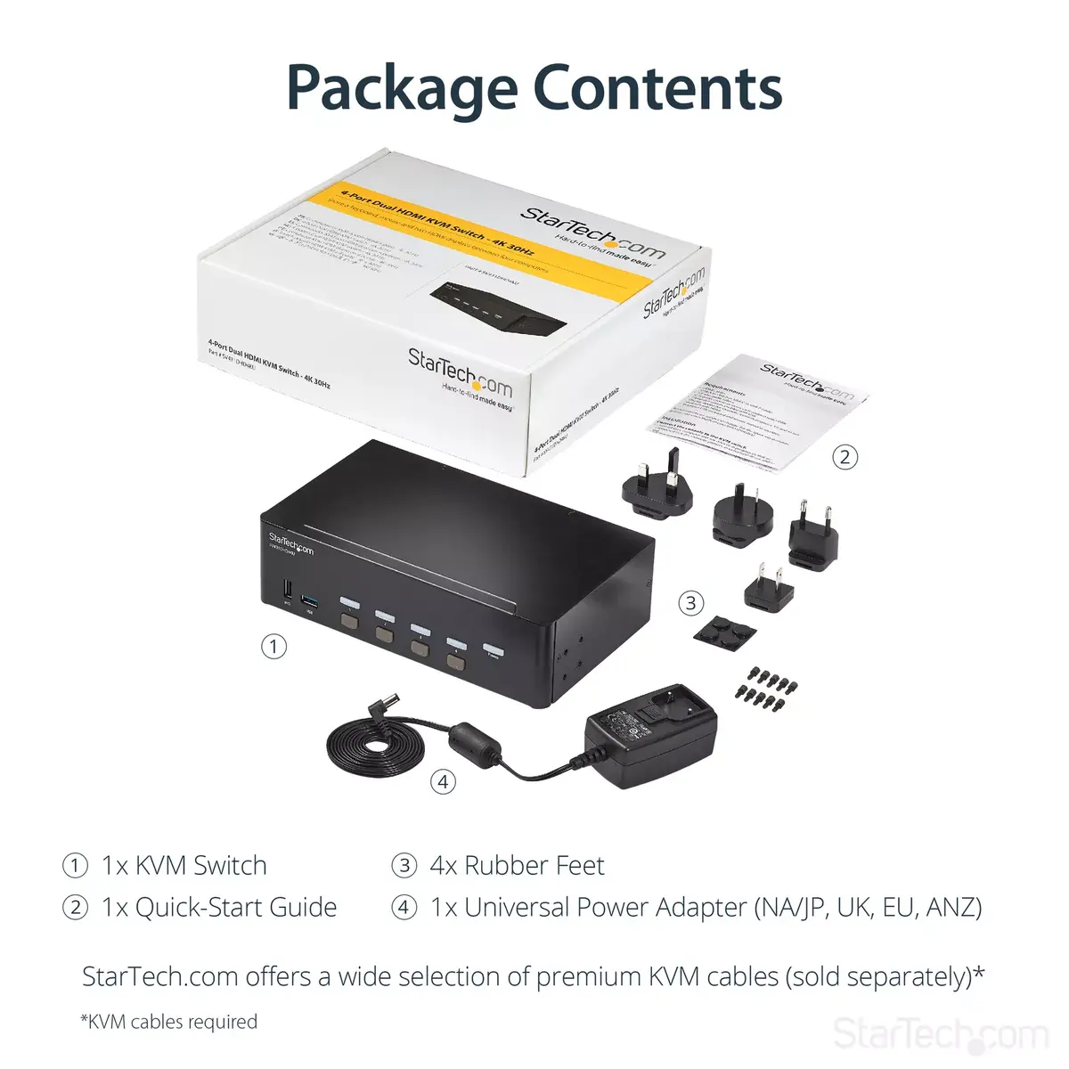StarTech KVM switch 4-port SV431DHD4KU Photo 12