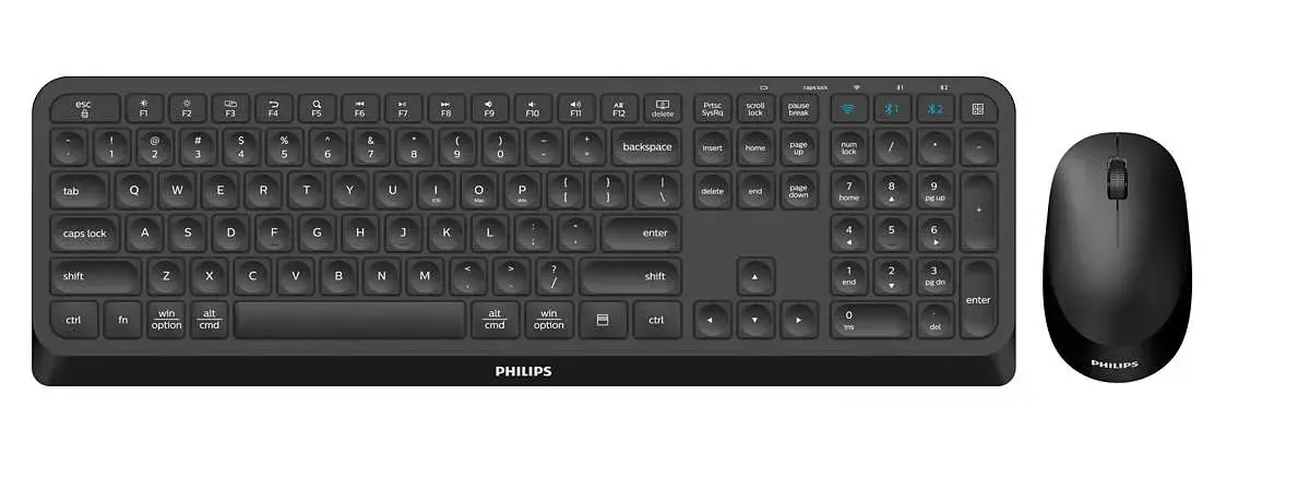 Philips 4000 series SPT6407B/00 Wireless Keyboard and Mouse Photo 1
