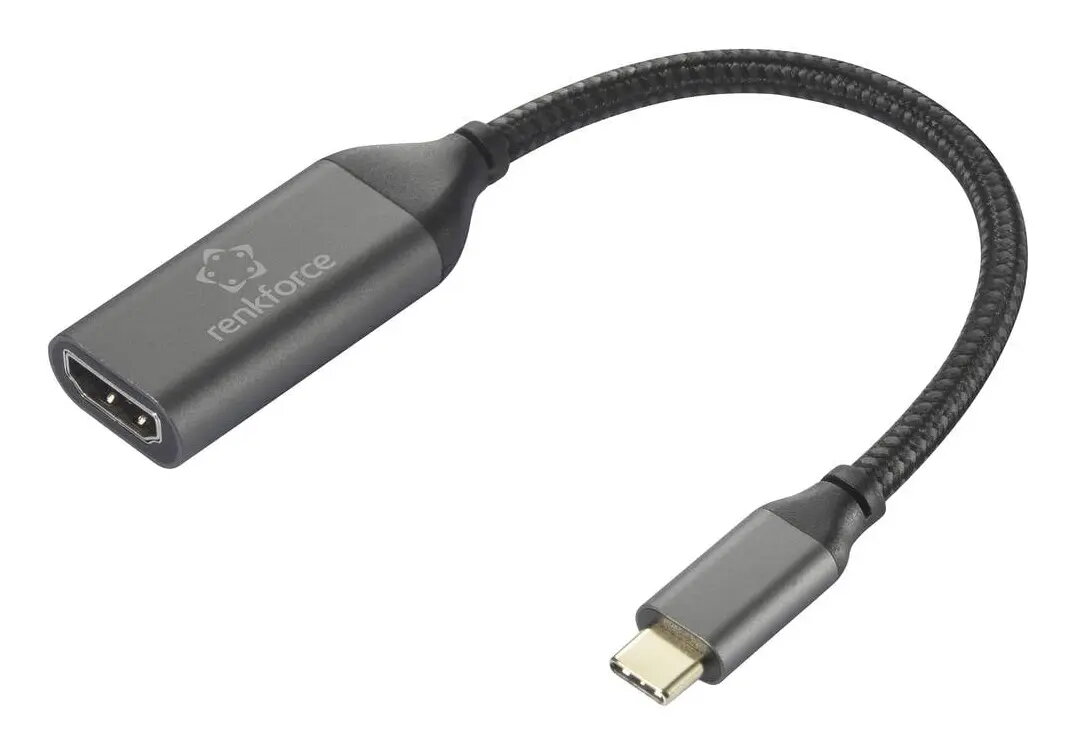 Video kabeļa adapteris Renkforce RF-5234038 USB-C