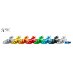Tīkla patchkords Wirewin SLIM Light Cat6 U/UTP (UTP) zaļš, 2 m, RJ-45–RJ-45, zelta kontakti