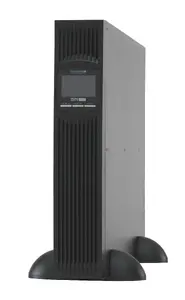 ONLINE USV-Systeme ZINTO 1500 Line-Interactive Nepārtrauktās Barošanas Avots 1.5 kVA 1350 W 8 Maiņstrāvas Kontaktligzdas Rackmount/Tower Melns