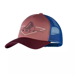 Cepure Buff TRUCKER CAP BRAK MULTI — kronis 100% poliesters, vizieris 100% kokvilna, iekšējā lenta 100% poliesters