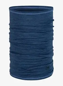 Neck gaiter Buff Merino Lightweight Multistripes Tempest — merino wool, seamless, stretch, 125 g/m²