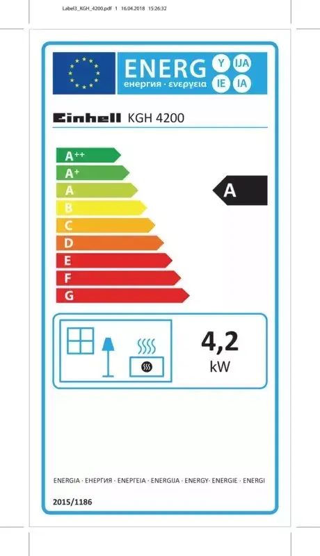 Тепловая пушка Einhell KGH 4200 Photo 5