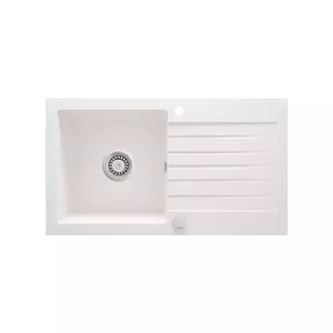 Granite 1-bowl sink Deante ZQZ_A113 with drainer
