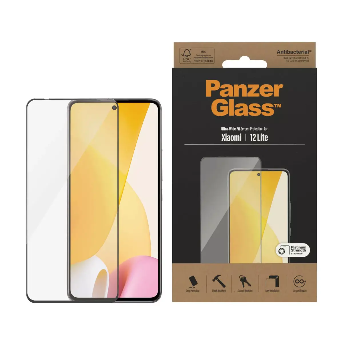 Защитное стекло PanzerGlass Xiaomi 12 Lite Photo 3