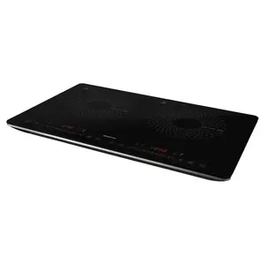 Sencor SCP 4501BK Настольная индукционная варочная панель с 2 зонами нагрева, 3400Вт сенсорное управление черного цвета