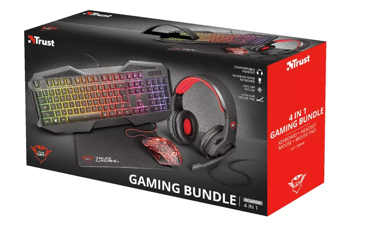 Игровая клавиатура и мышь Trust GXT 788RW Photo 3