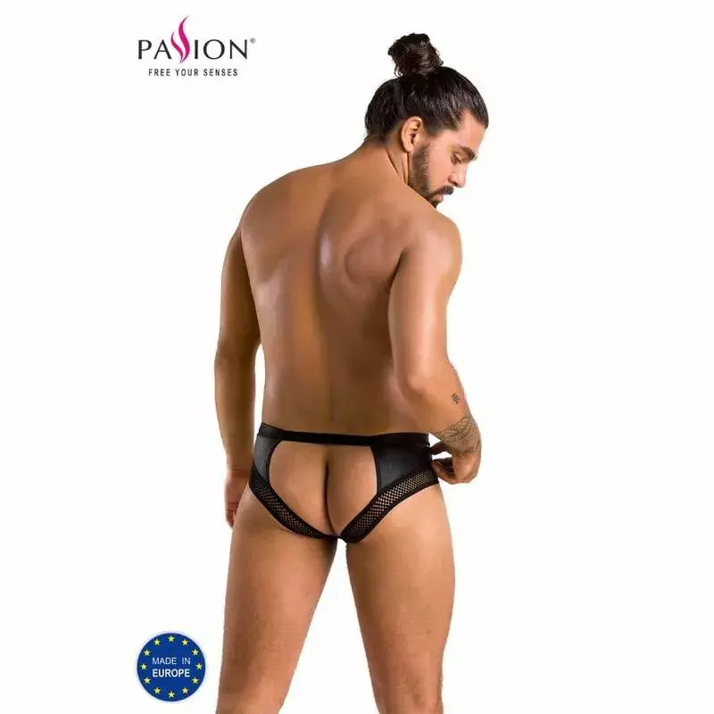 PASSION Open Slip Passion 030 Tom Black S/M tringi Photo 2