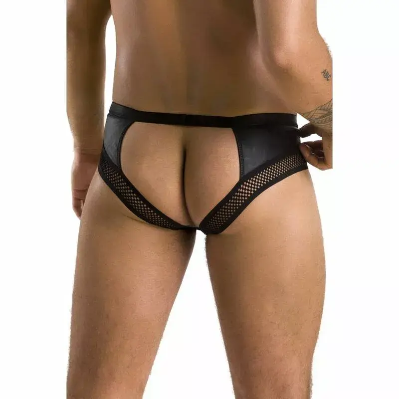 PASSION Open Slip Passion 030 Tom Black L/XL стринги Photo 4