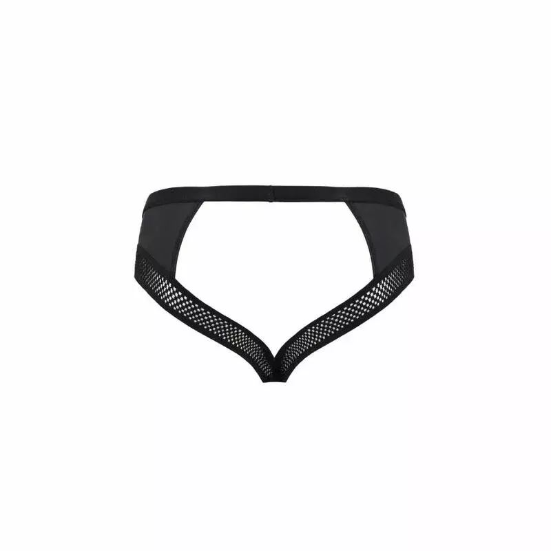 PASSION Open Slip Passion 030 Tom Black L/XL стринги Photo 6