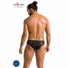 PASSION Slip Timmy Black S/M string biksītes Photo 2
