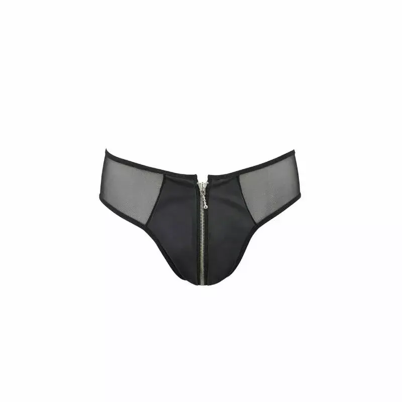 PASSION Slip Timmy Black S/M string biksītes Photo 5