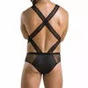 PASSION Body Passion 045 Victor Black bodysuit L/XL Photo 4