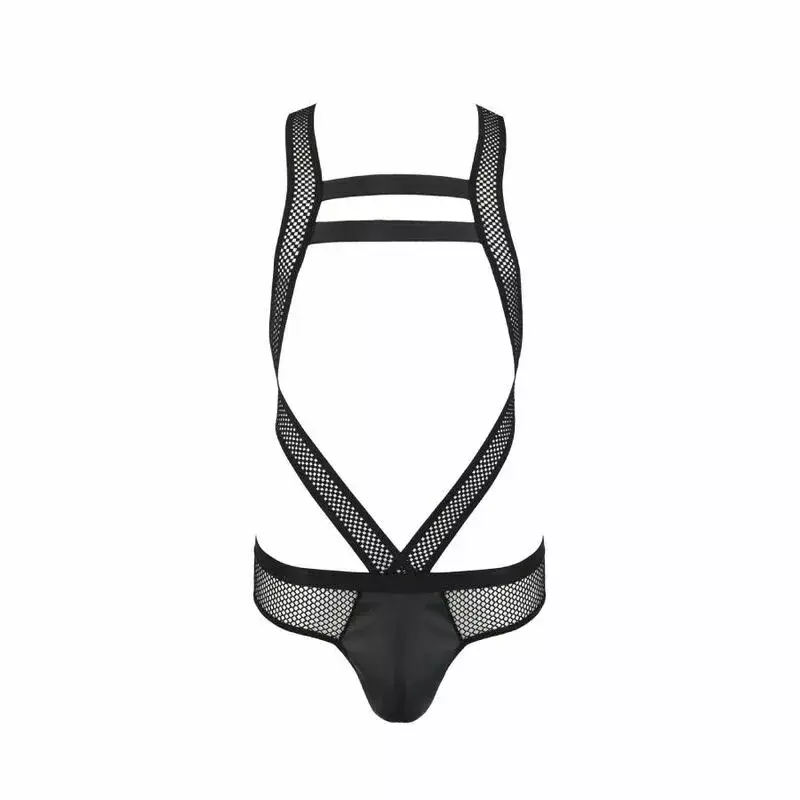 PASSION Body Passion 045 Victor Black bodysuit L/XL Photo 5