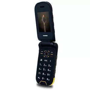 myPhone Hammer Bow 6.1 cm (2.4") 120 g Black, Yellow Camera phone